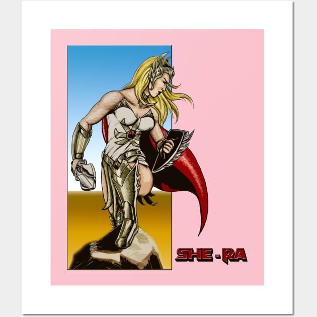 She-Ra Wall Art by sapanaentertainment